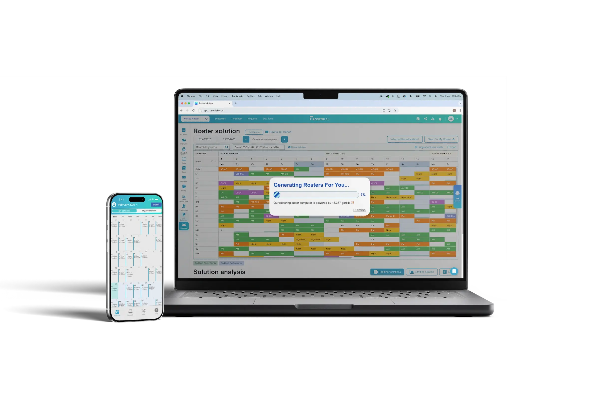AI Scheduling Illustration