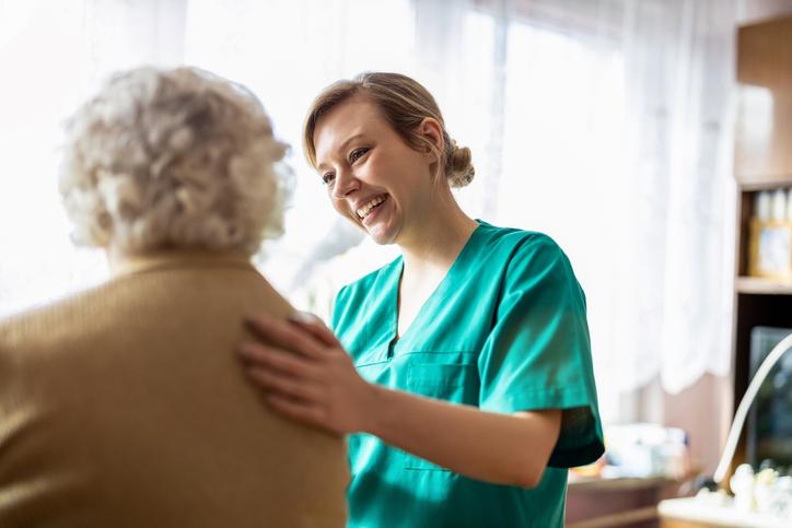 Senior care scheduling dashboard