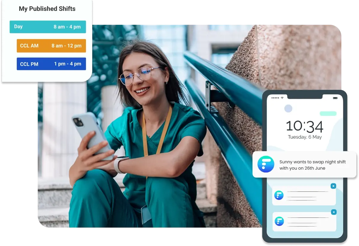 Free Staff Scheduling Mobile App