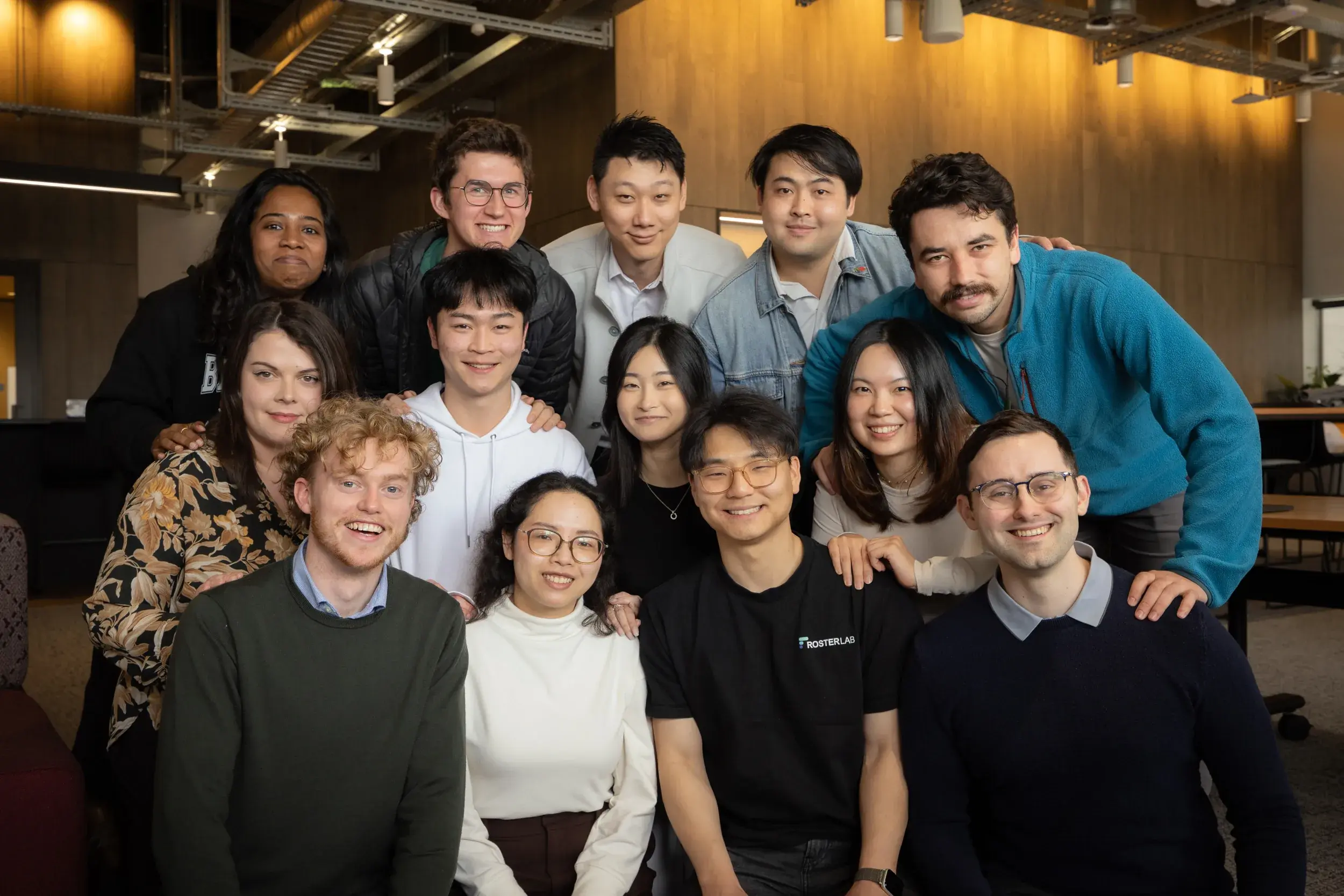 The RosterLab team together in the office