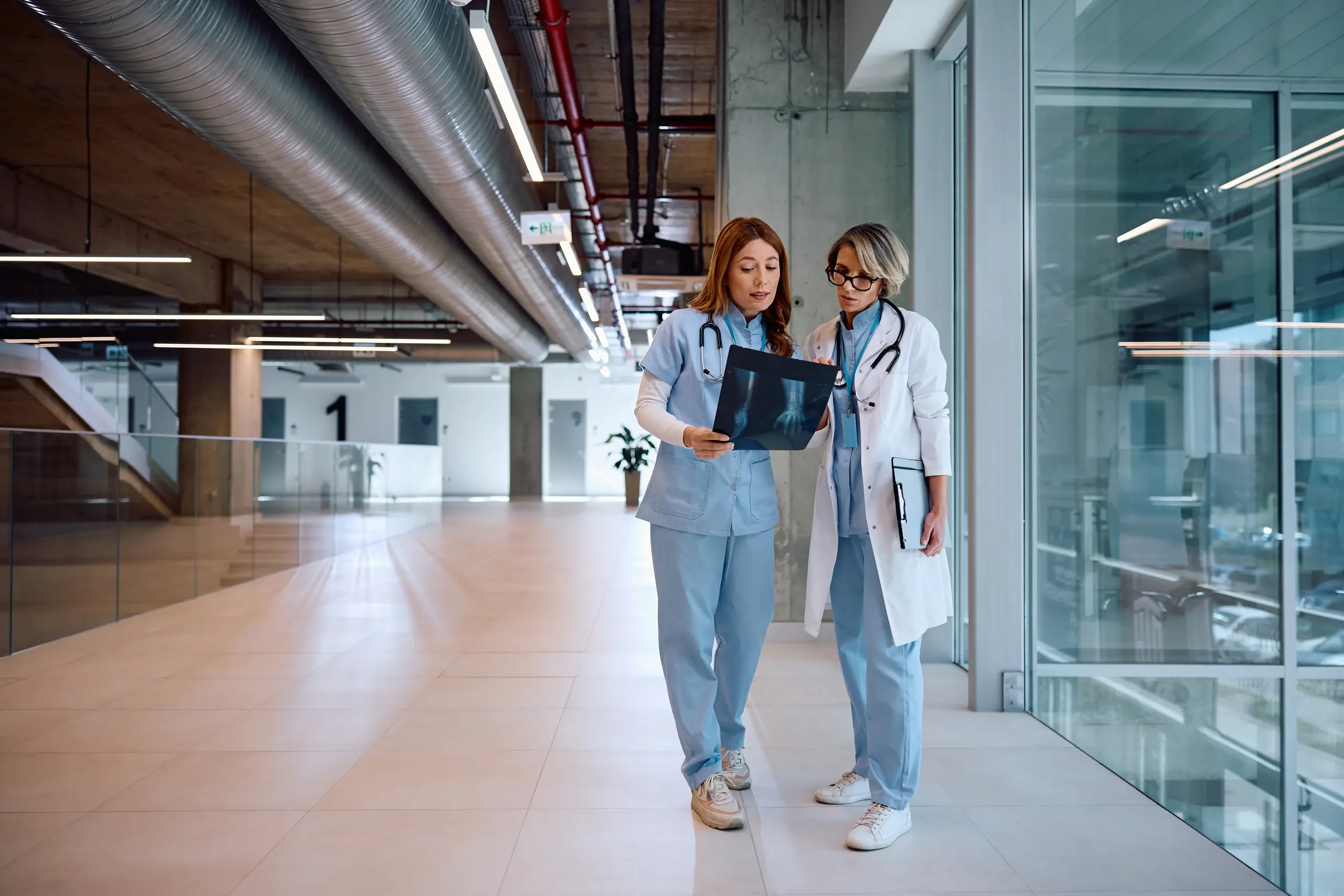 Senior medical officers in consultation