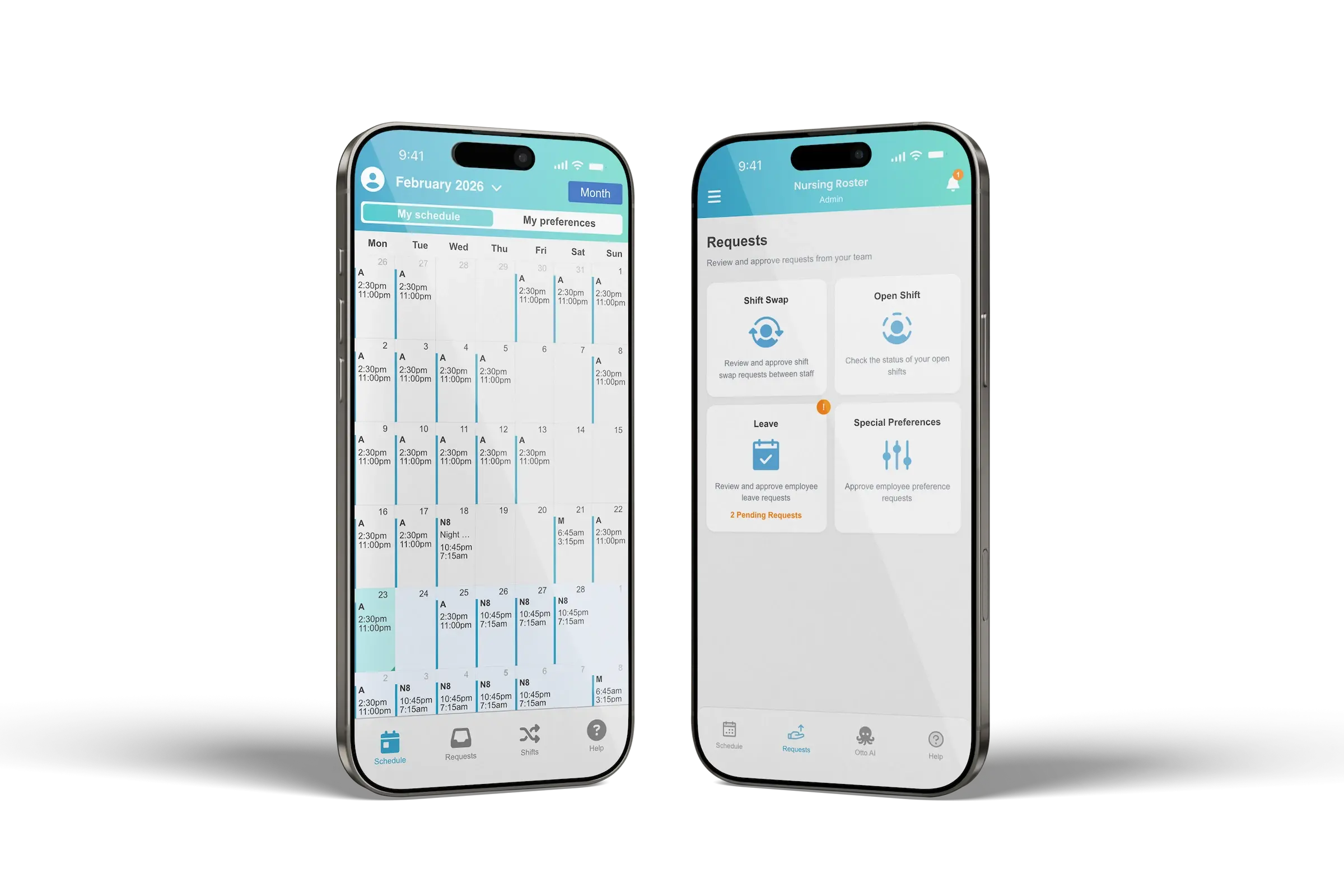 RosterLab Mobile App Interface