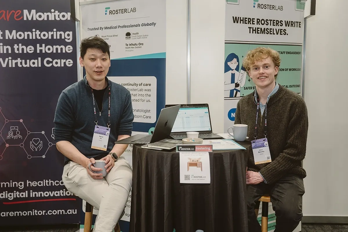 RosterLab booth at Hinz