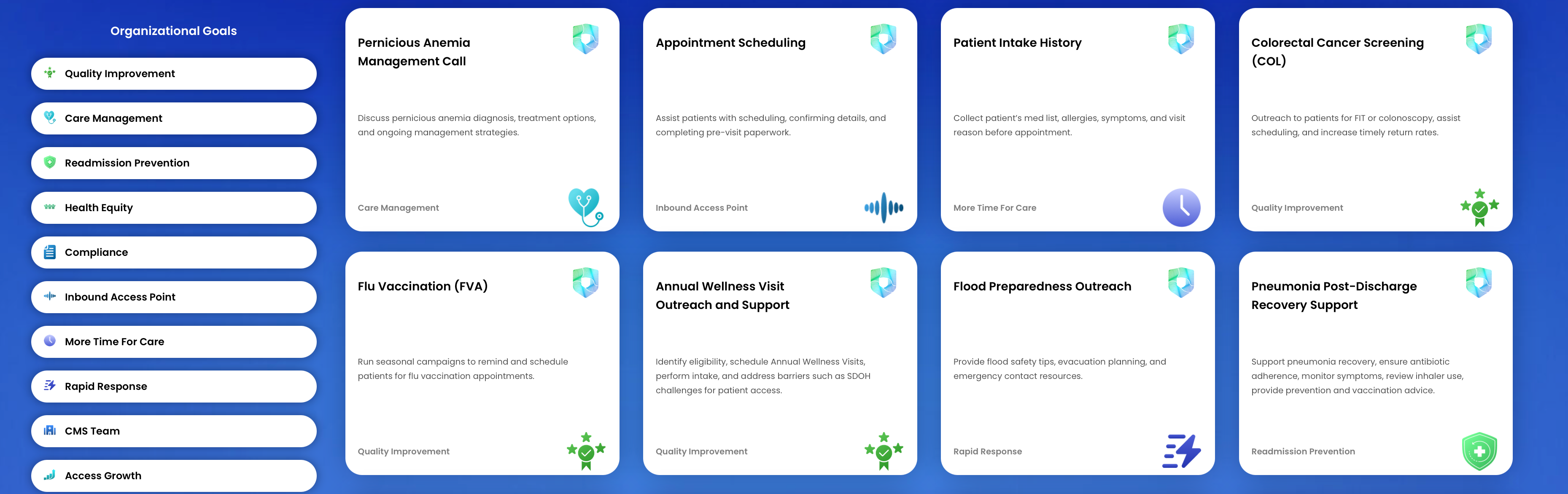 personalized patient engagement product screenshot