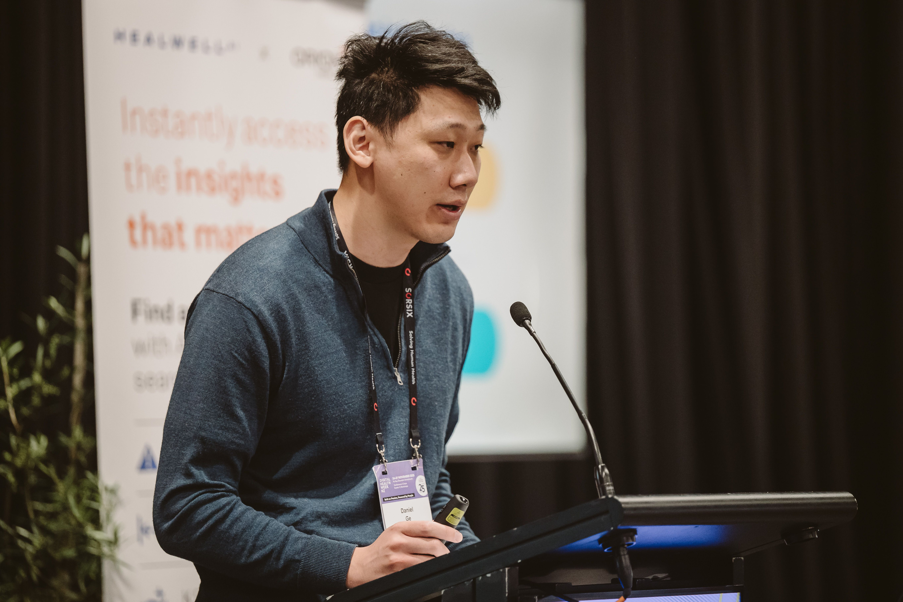Co-Founder Daniel Ge Speaking