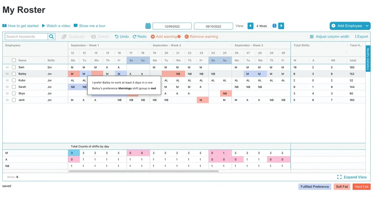 rosterlab product staff scheduling