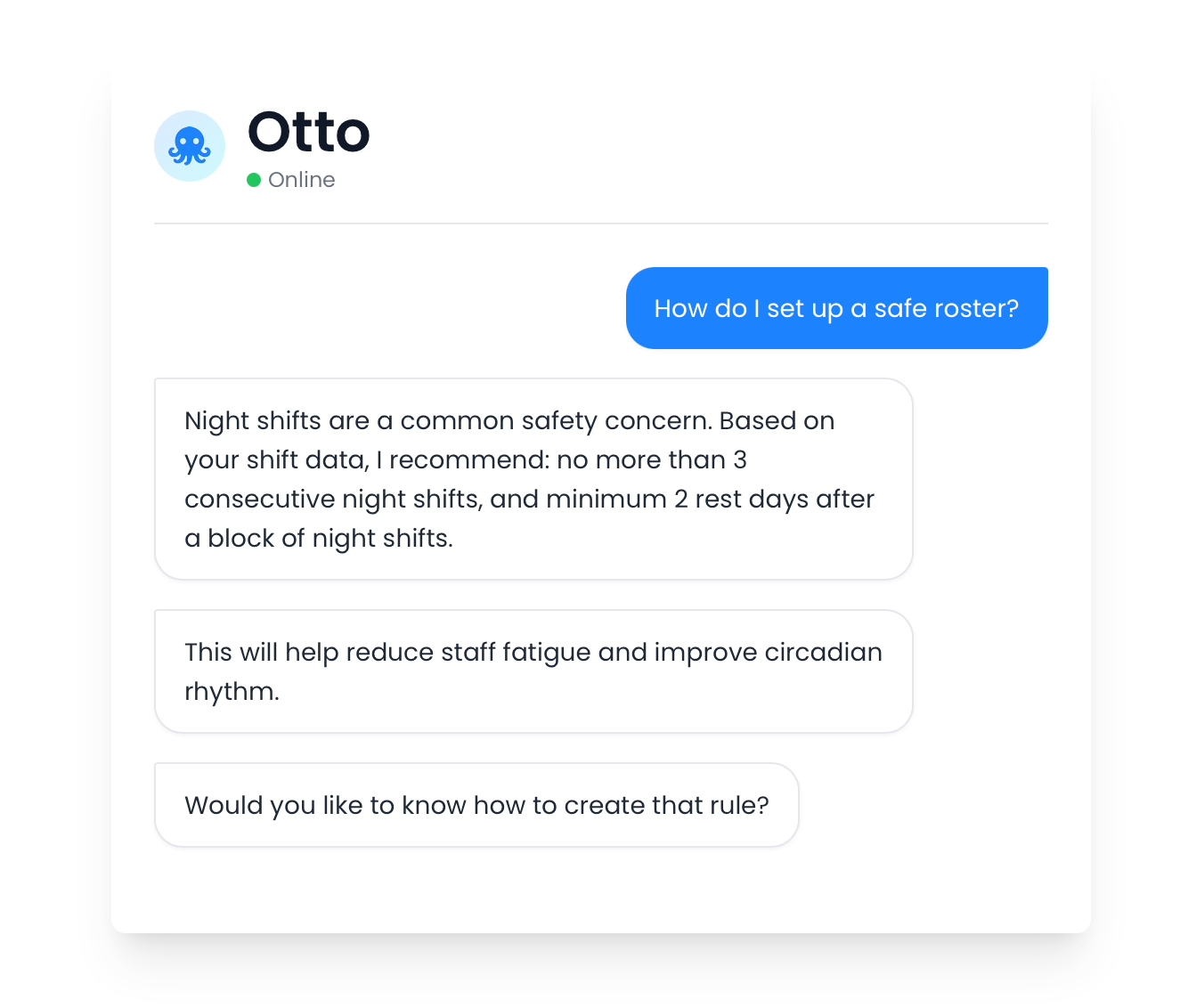 AI staff scheduling